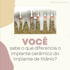 Você sabe o que diferencia o implante cerâmico do implante de titânio?